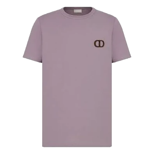 DIOR 'CD ICON' T-SHIRT IN MAUVE