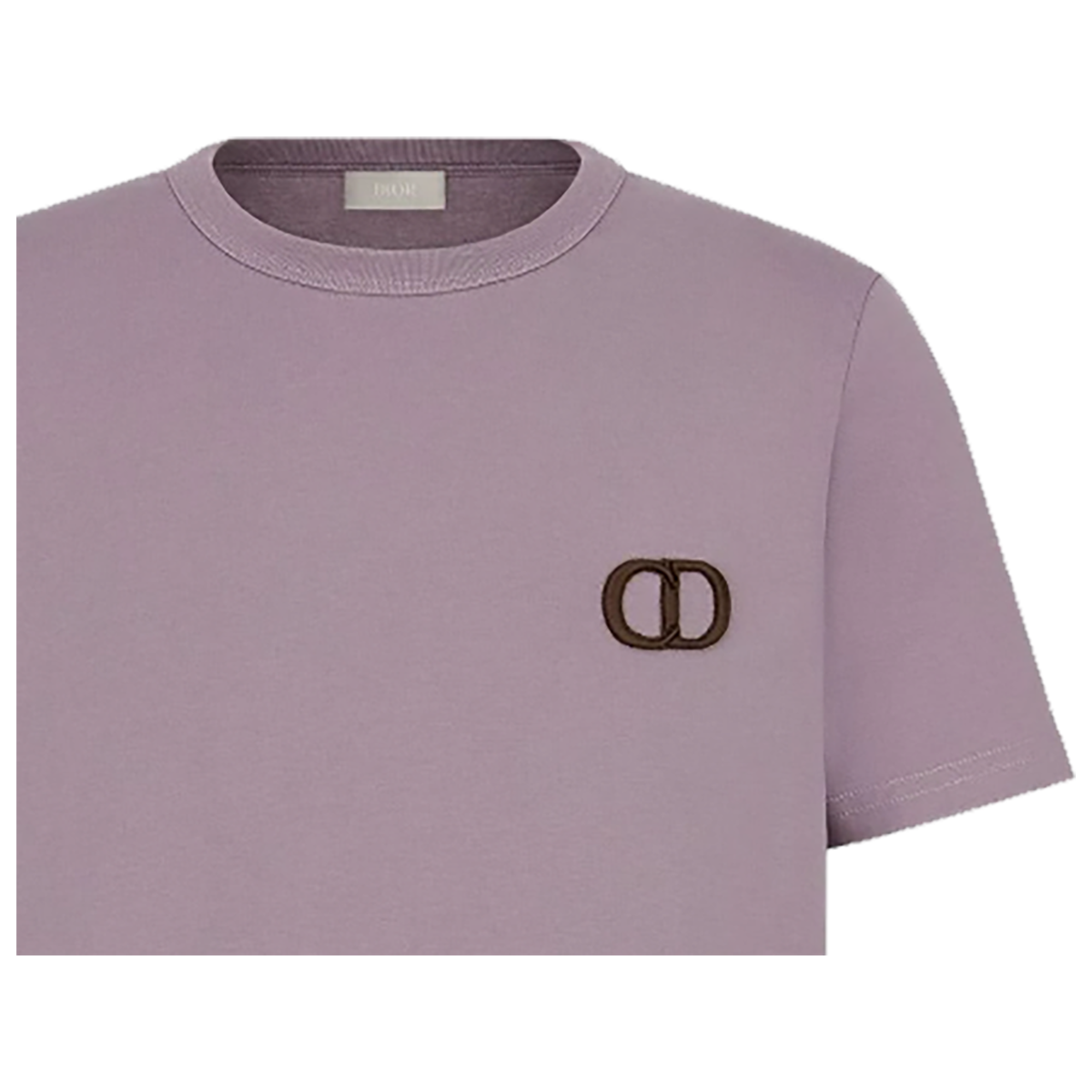 DIOR 'CD ICON' T-SHIRT IN MAUVE