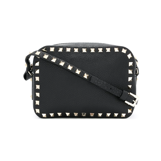 VALENTINO ROCKSTUD CROSS BODY BAG IN BLACK