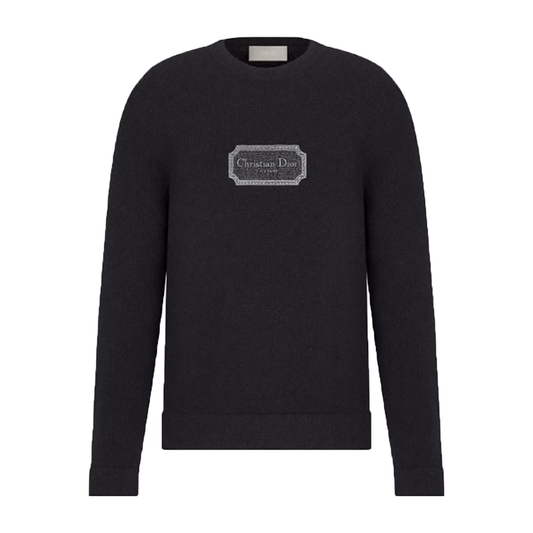 DIOR 'CHRISTIAN DIOR COUTURE' SWEATER IN BLACK