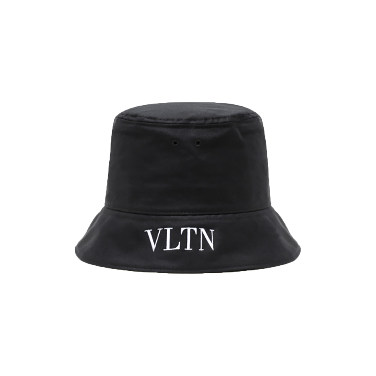 VALENTINO COTTON BUCKET HAT IN BLACK
