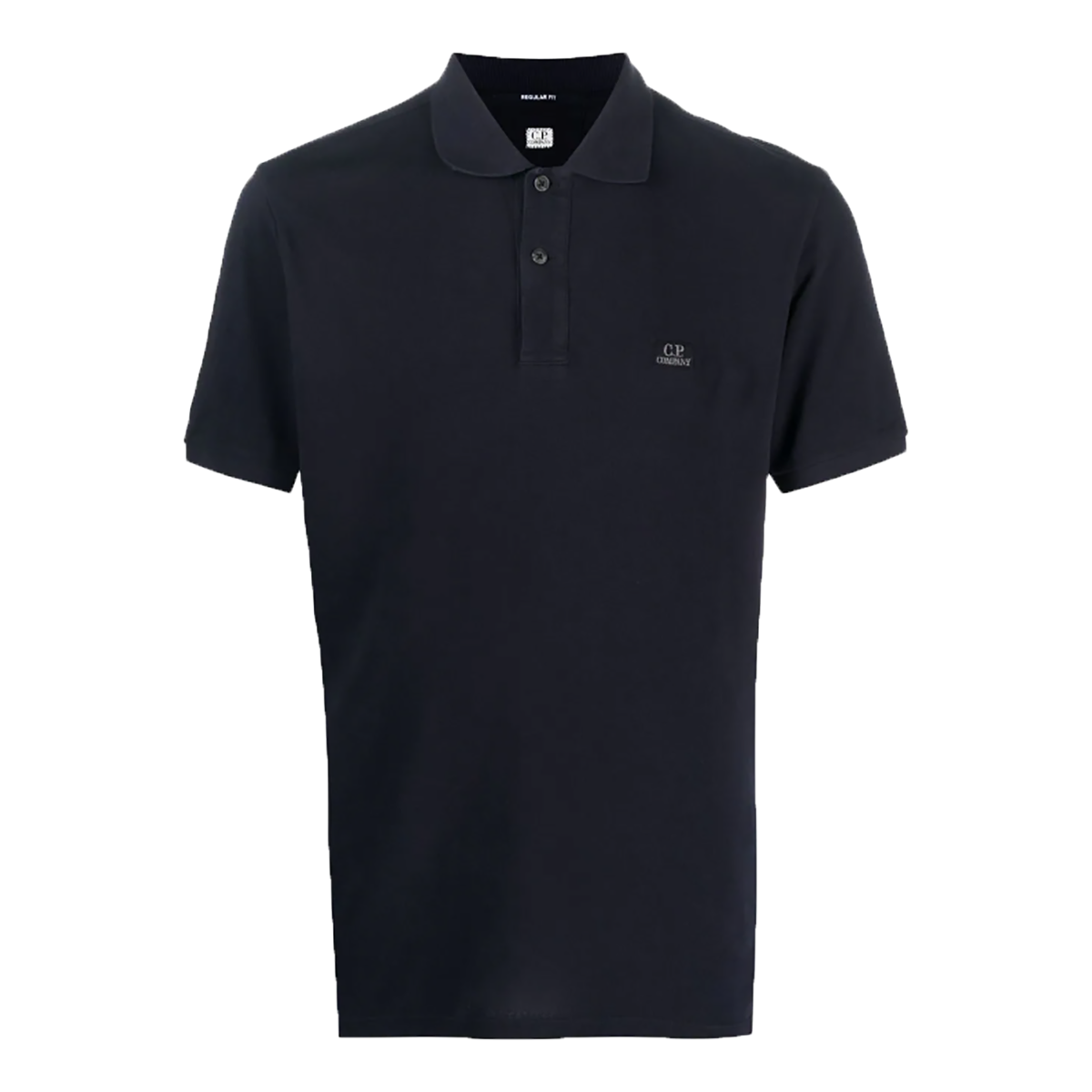 CP COMPANY COTTON POLO IN NAVY BLUE