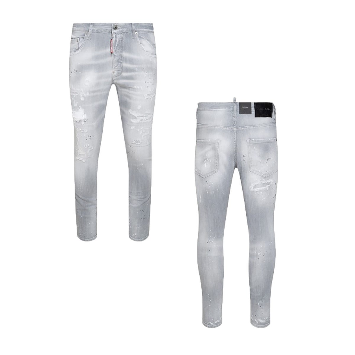 DSQUARED2 SKATER LIGHT GREY WASH JEANS