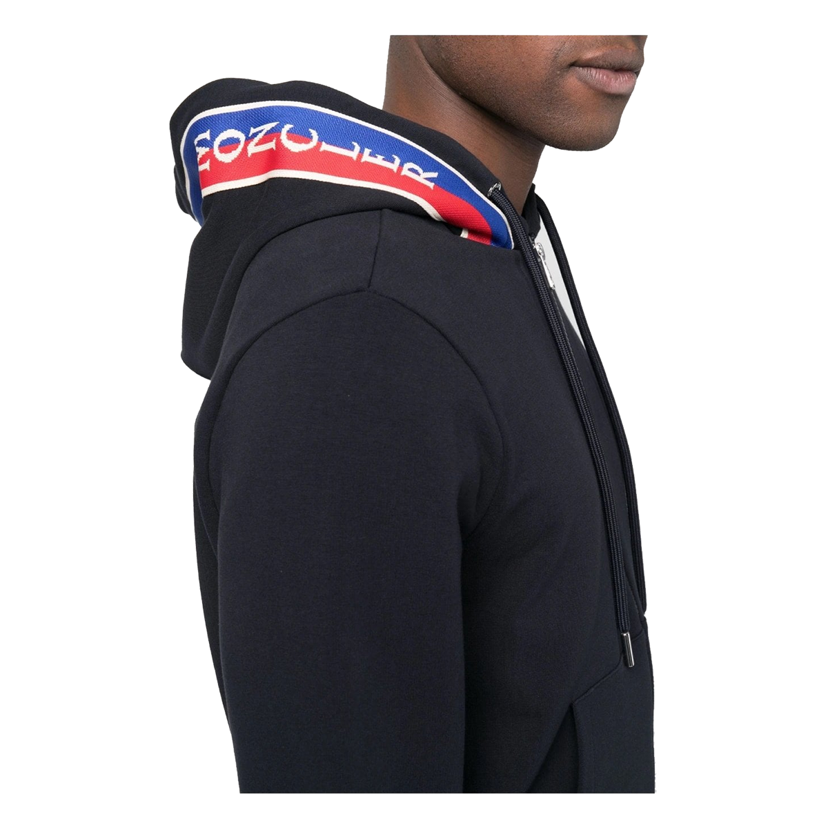 MONCLER WEBBING TRACKSUIT IN NAVY