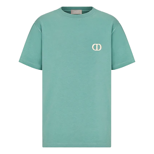 DIOR CD ICON RELAXED FIT T-SHIRT IN SEA GREEN