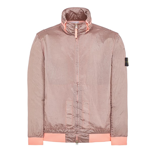 STONE ISLAND NYLON METAL WATRO-TC JACKET IN LIGHT PINK