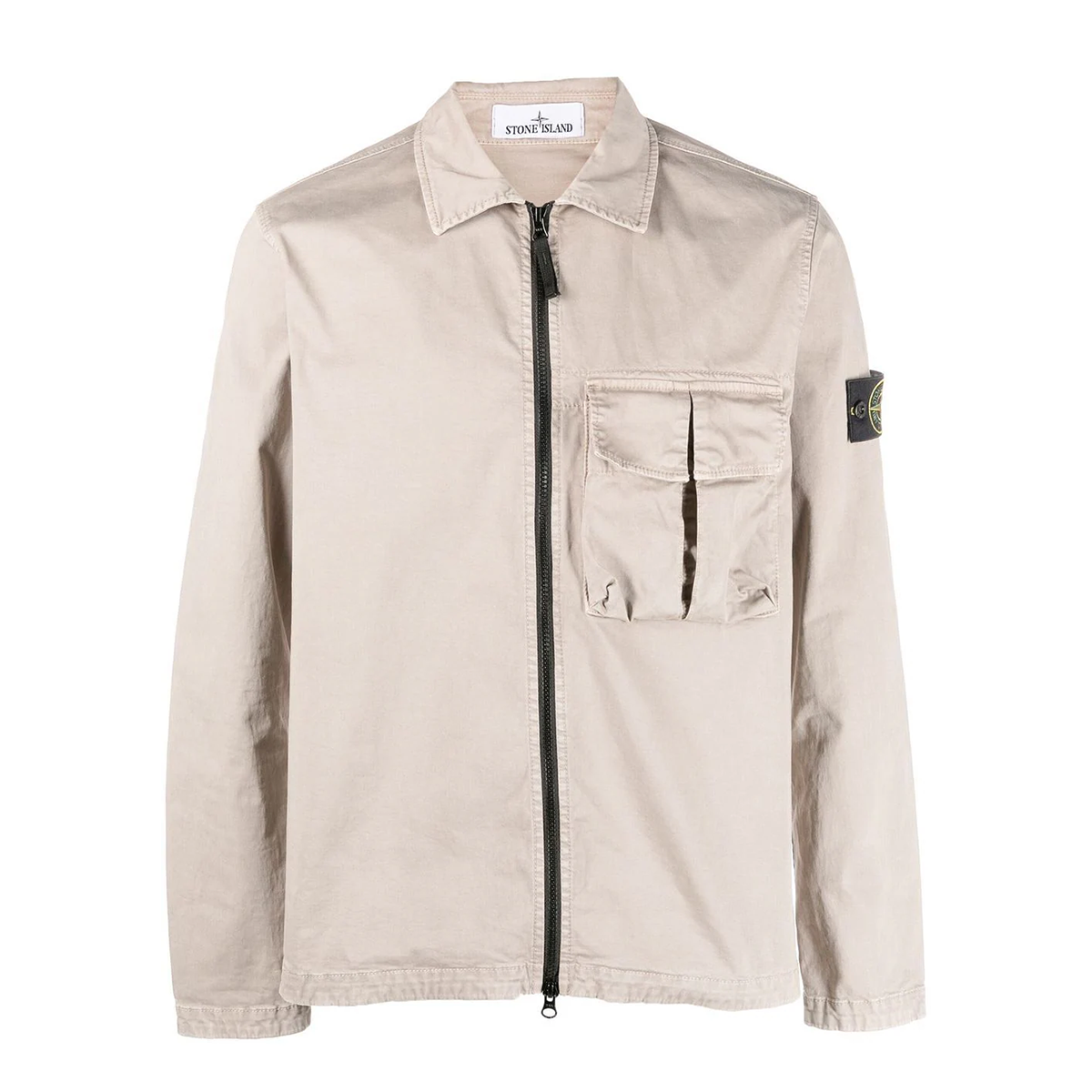 STONE ISLAND COTTON OLD TREATMENT IN BLUSH PINK