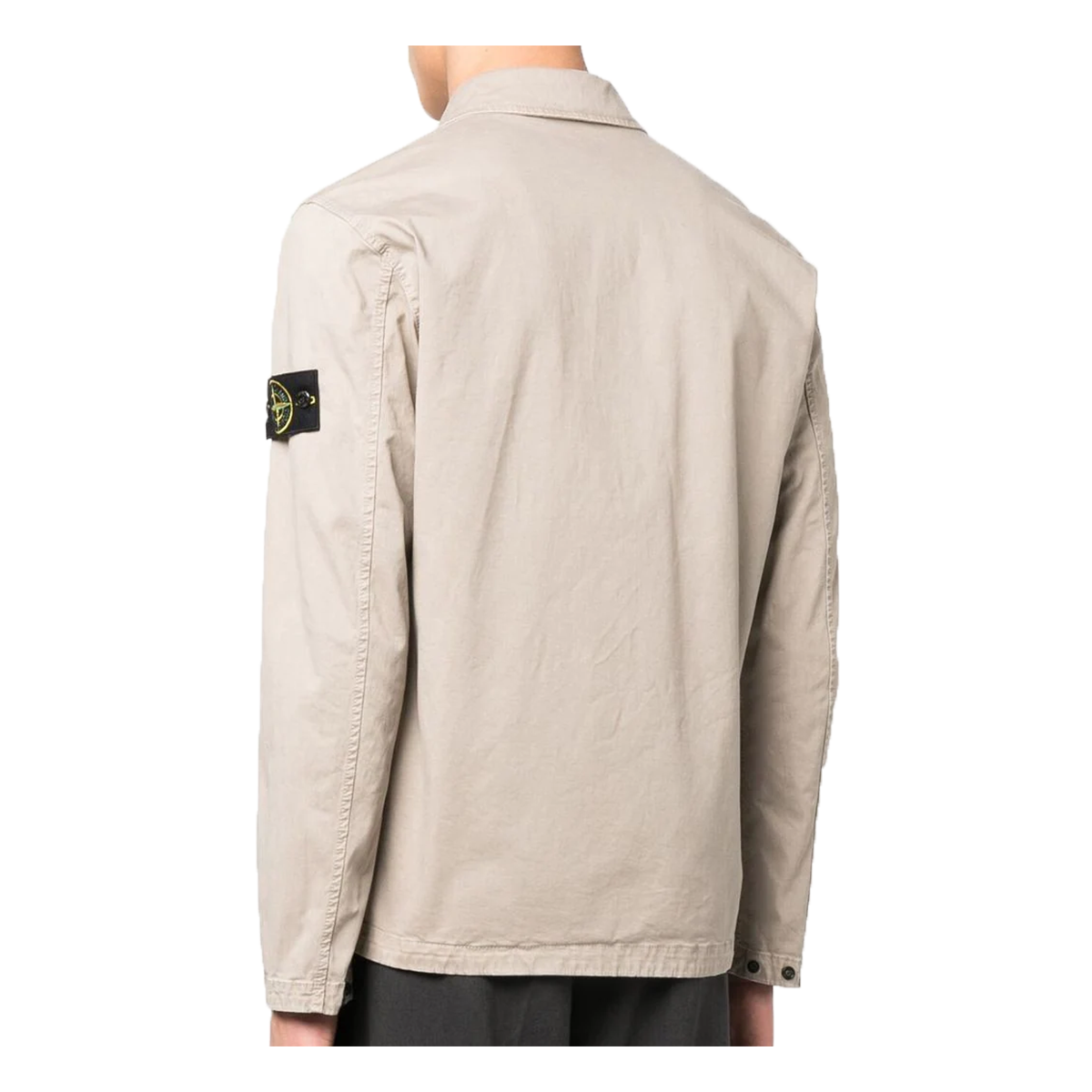 STONE ISLAND COTTON OLD TREATMENT IN BLUSH PINK