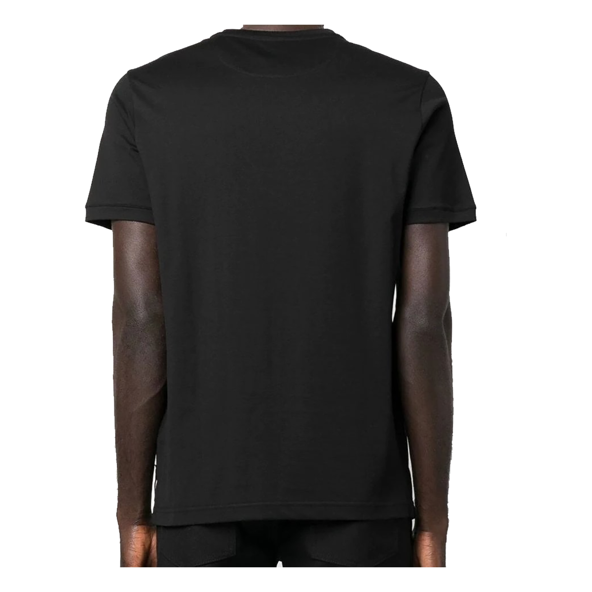 FENDI LOGO T-SHIRT IN BLACK